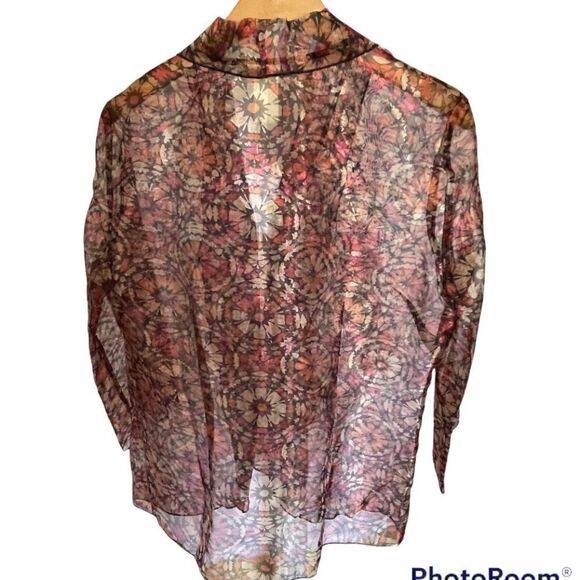 New with Tag Sheer Cover-up Jacket - Size Large by Lavender & Honey - Picture 2 of 4